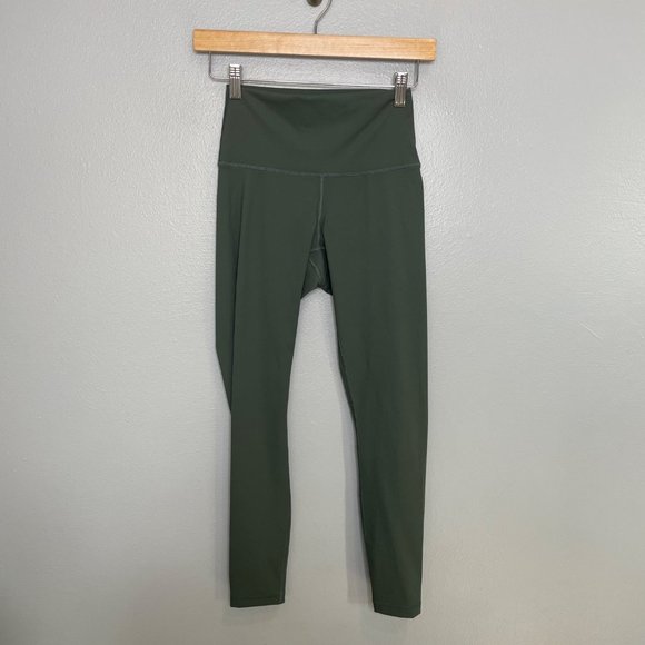 EVERLANE sage green high rise perform ankle leggings size XS - Picture 1 of 4
